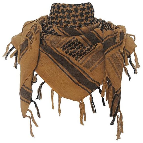 Explore Land Cotton Shemagh Keffiyeh Tactical , Coyote Brown - Picture 1 of 8